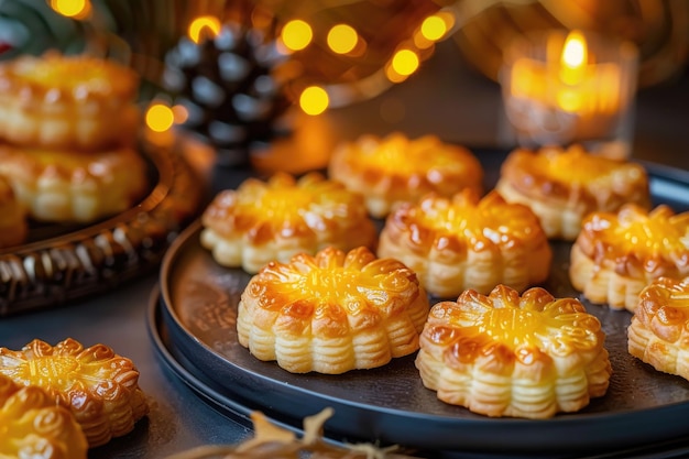 Eid tratta biscotti di vaniglia al formaggio ananas felice Eid al Fitr