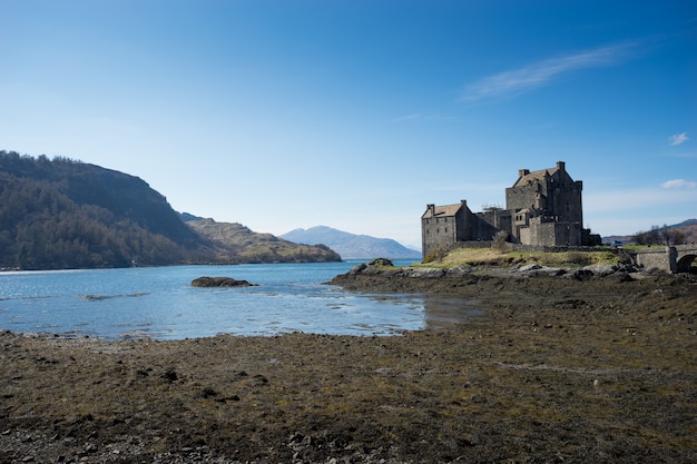 Eilean Donan Castle, scozia, isola, di, skye