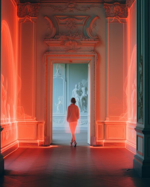 Electrifying Fusion Neon Sandpainting Walls svelato in un maestoso palazzo inglese da Alex Strohl E