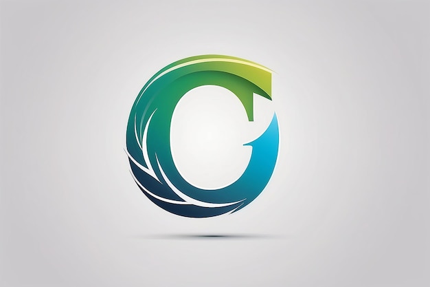Elegant Branding Natural Gradient Style Letter E Logo Design Template (Template di progettazione del logo)