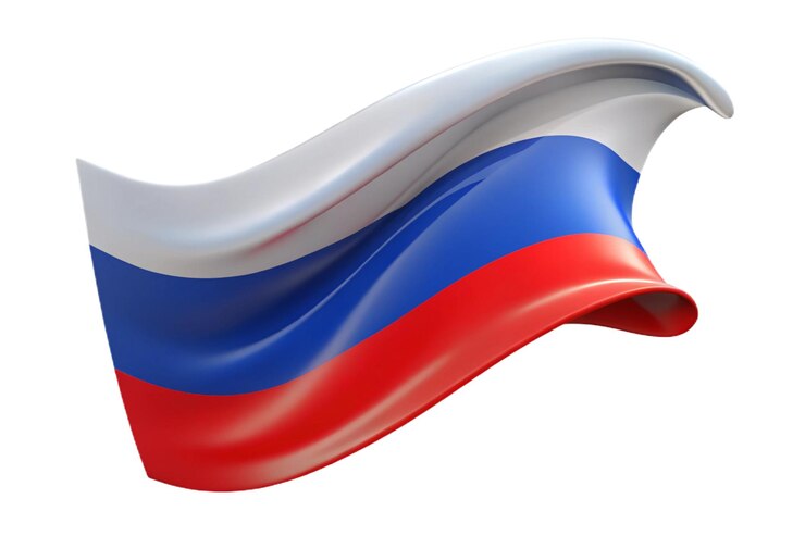 Elegant Flag of Russia