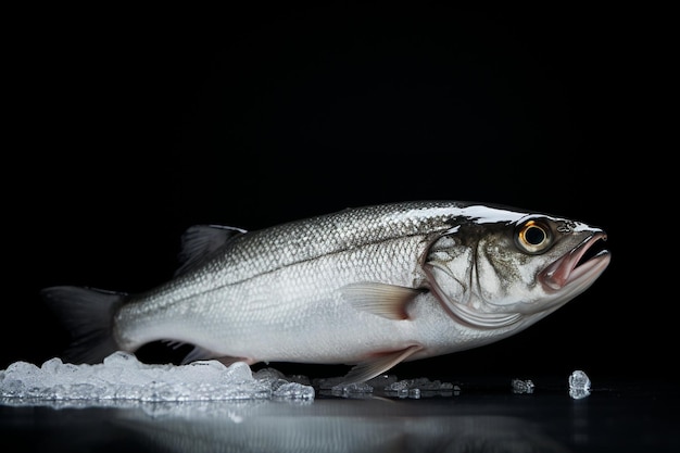 Elegante e argento Il fascino di Barramundis