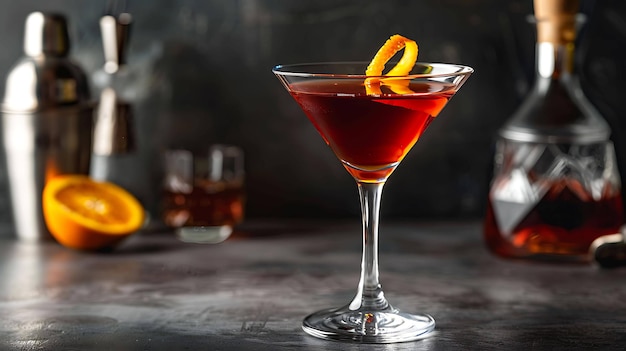 Elegante e senza tempo, il cocktail di Manhattan e' un classico per una ragione.