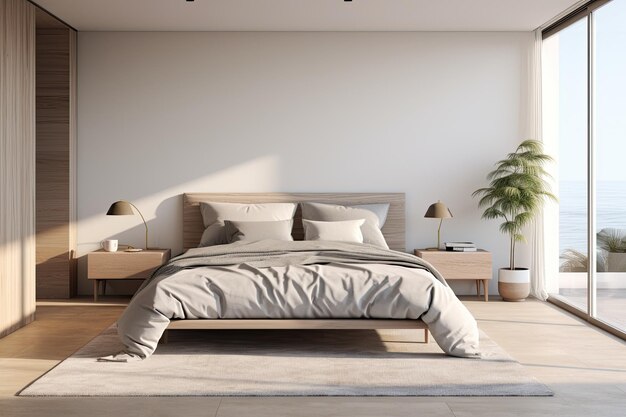 Elegante modello di set da letto Trasforma il tuo spazio con questo elegante modello con un set da letto contemporaneo e accessori