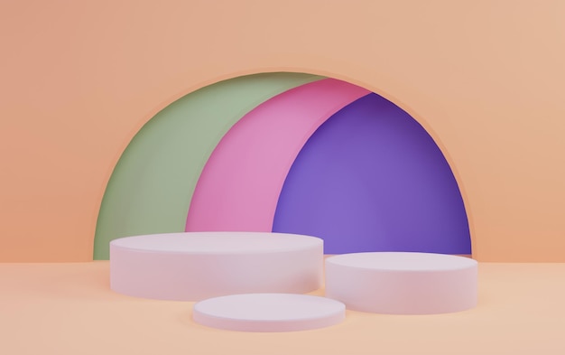 Elegante podio per esposizione e presentazione dei prodotti