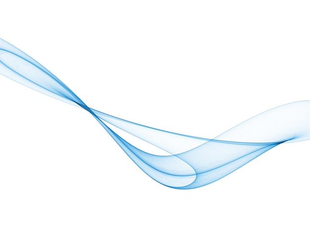Elegante sfondo astratto con linee morbide blu