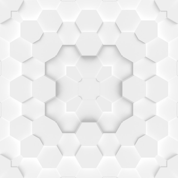 Elegante sfondo bianco con elementi geometrici triangolo esagonale forme astratte. Modello per la progettazione di siti Web, layout, mockup già pronti