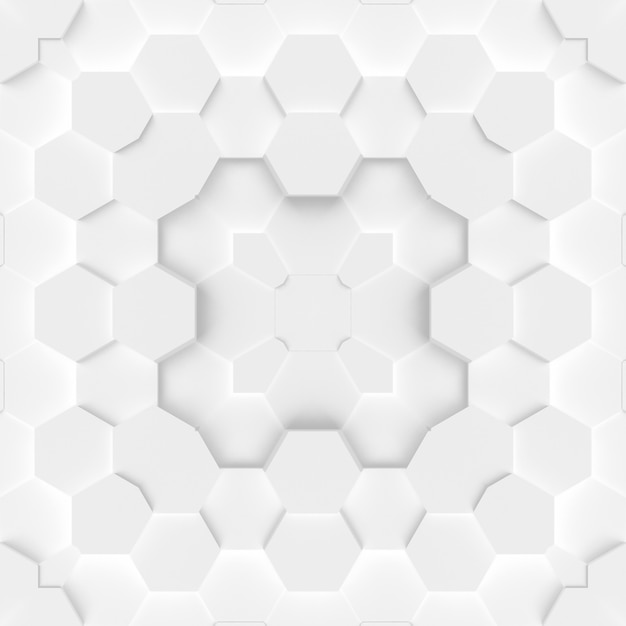 Elegante sfondo bianco con elementi geometrici triangolo esagonale forme astratte. Modello per la progettazione di siti Web, layout, mockup già pronti