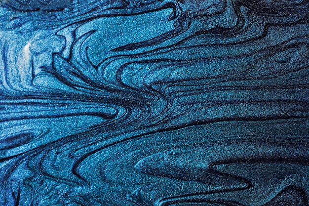 Elegante sfondo blu navy in marmo realizzato con smalti liquidi Buono come sfondo per cosmetici
