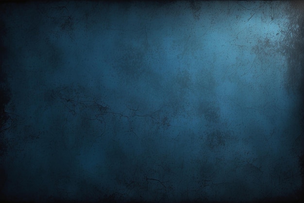 Elegante sfondo blu scuro lussuoso con consistenza grunge vintage in design grunge macchiato nero in difficoltà carta da parati texturata metallica lucida