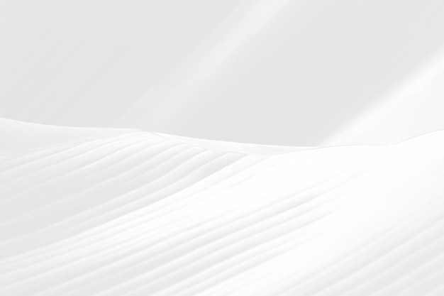 Elegante sfondo curvo bianco per disegni moderni