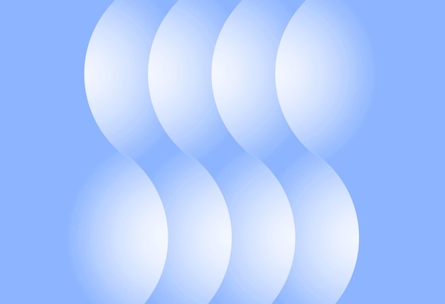 Elegante sfondo curvo blu Nokia per disegni moderni