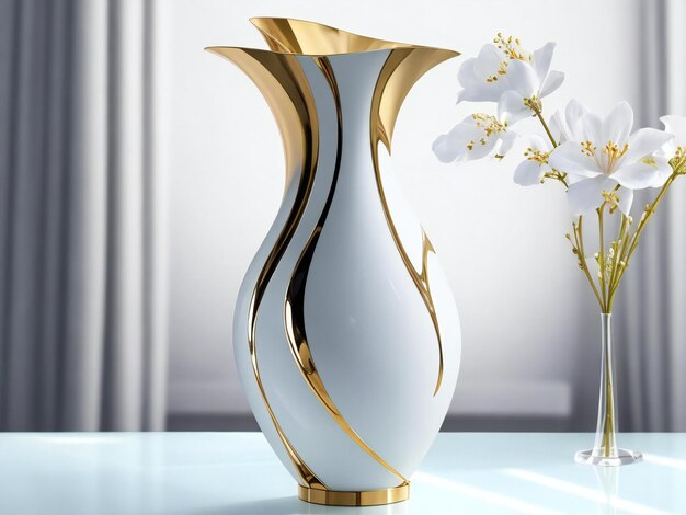 Elegante vaso dal design moderno ai generato