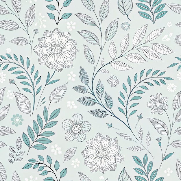 Eleganti modelli di foglie per il design moderno