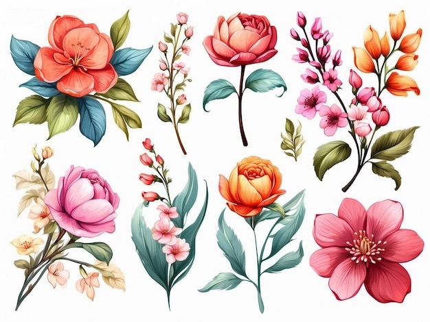 Eleganza floreale Scopri bouquet e disegni floreali squisiti rosa rossa AI