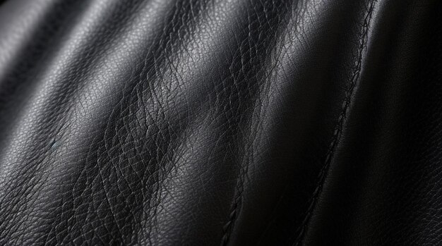 Eleganza intatta della texture in pelle scura