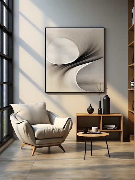 Eleganza moderna Arte contemporanea Adornare la parete del soggiorno