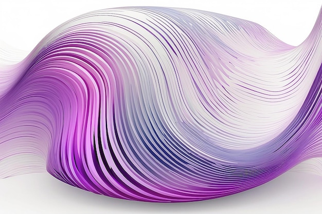 Elementi di design ondulati di molte linee viola anello circolare strisce ondulate verticali astratte
