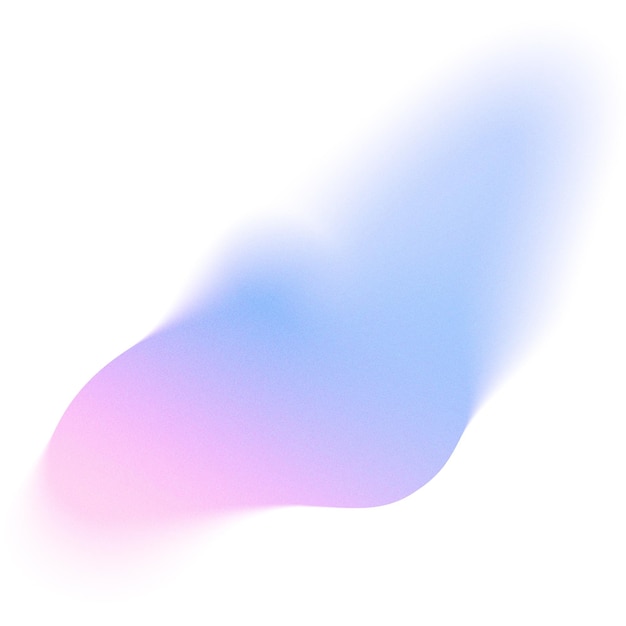 Elemento di forma astratta sfocato in colori pastello sfumati