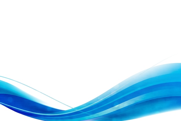 Elemento di progettazione del modello di cornice a curva blu