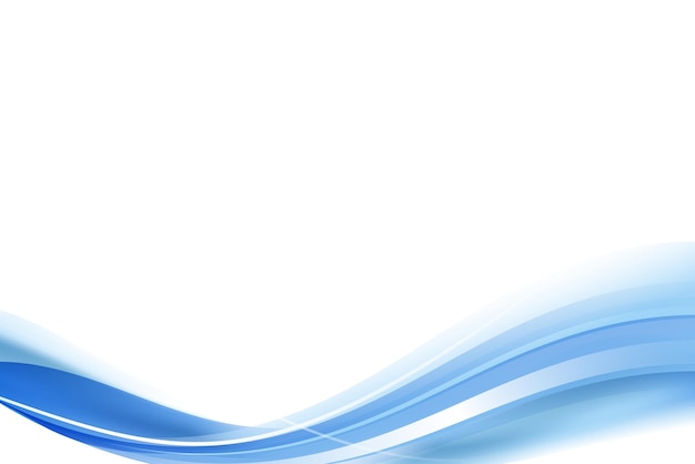 Elemento di progettazione del modello di cornice a curva blu