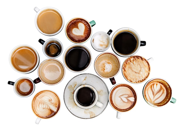 Elemento png di caffè sfondo trasparente