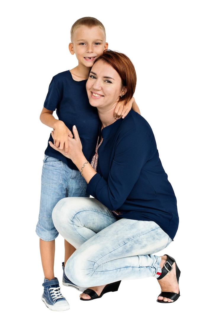Foto elemento png di famiglia sfondo trasparente