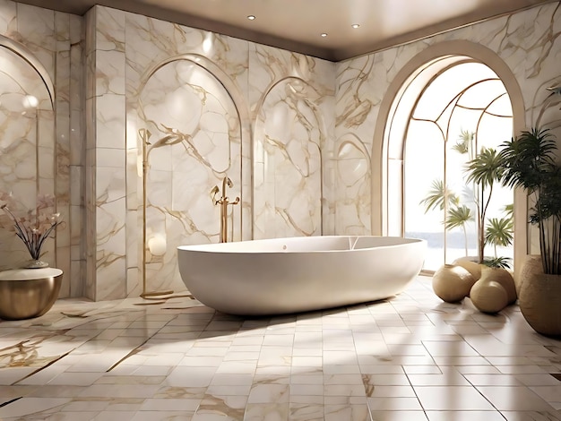 Elevate il vostro spazio con squisiti disegni di piastrelle di marmo premium per interni