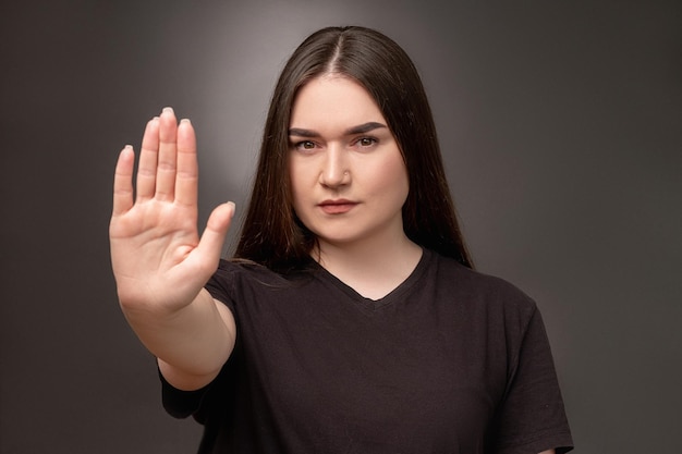 Emancipazione femminile di protesta femminismo sovrappeso