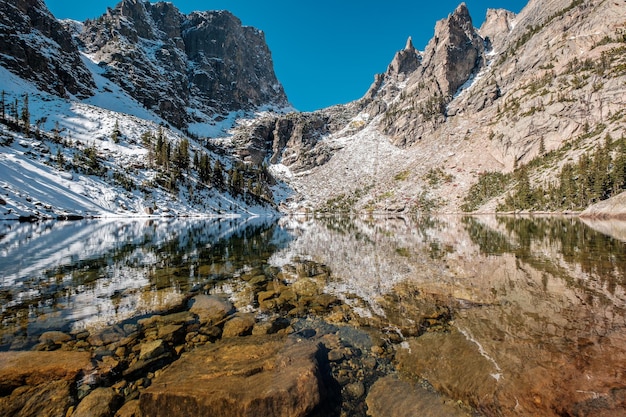 Emerald Lake Montagne Rocciose Colorado USA