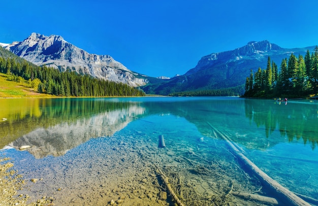 Emerald Lake Yoho National Park in Canada