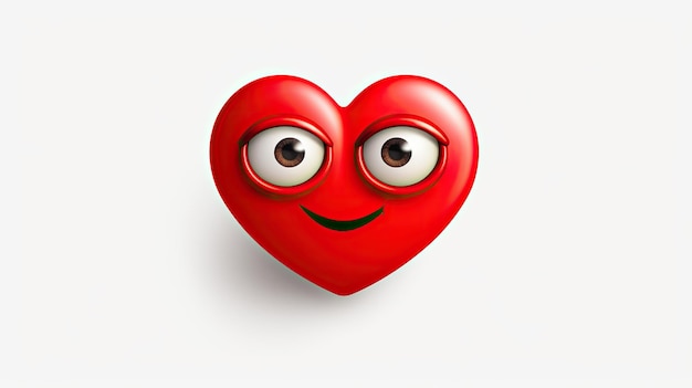 Emoji degli occhi del cuore nel testo