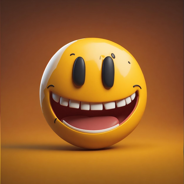 Emoji del sorriso di Concept Design della Giornata Internazionale della Felicità