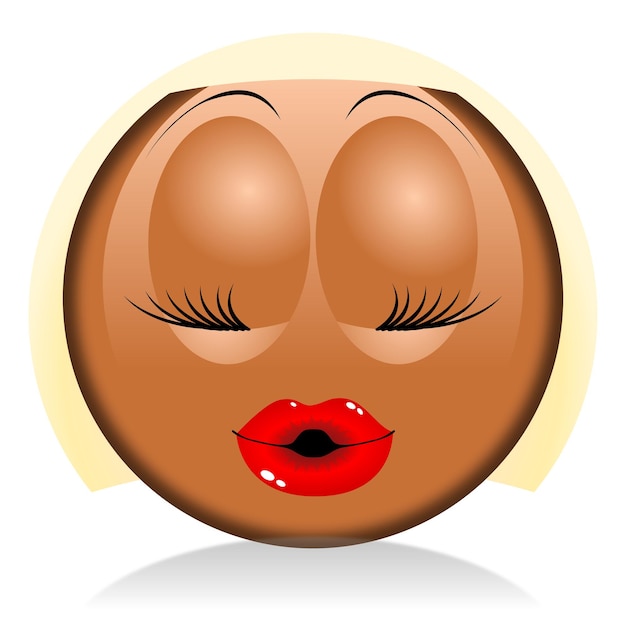 Emoji donna nera ragazza