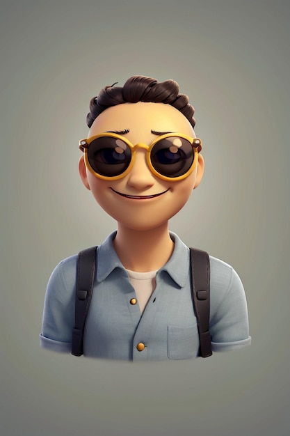 emoji sorridente 3d