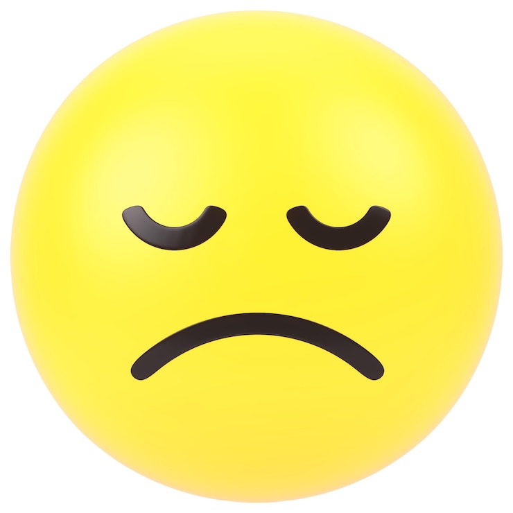 Foto emoji tristi