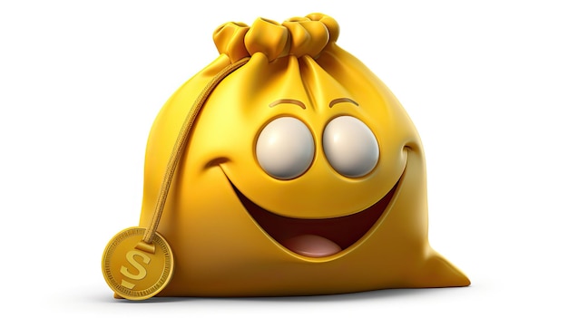 Emojis della borsa della ricchezza