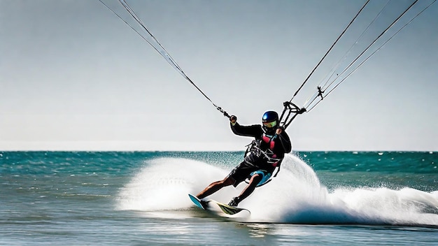 emozionanti acrobazie sul kiteboard