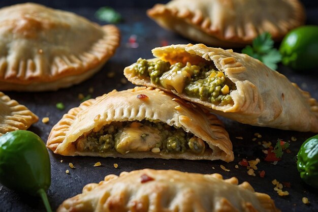 Empanadas di pollo Salsa Verde