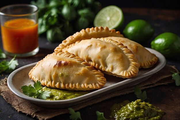 Empanadas di pollo Salsa Verde