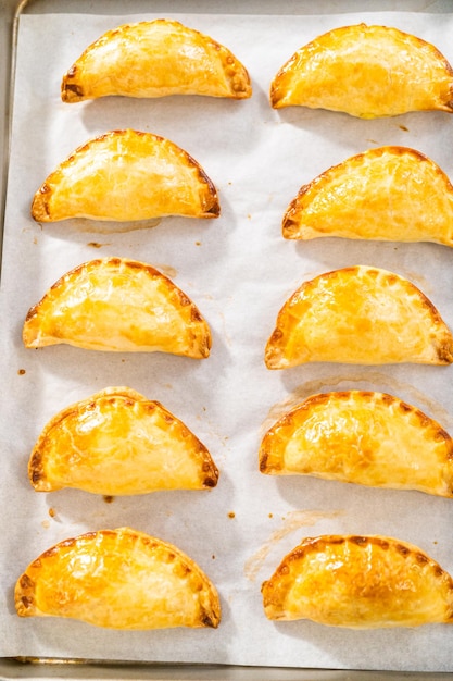 Empanadas per la colazione con uova e patate dolci