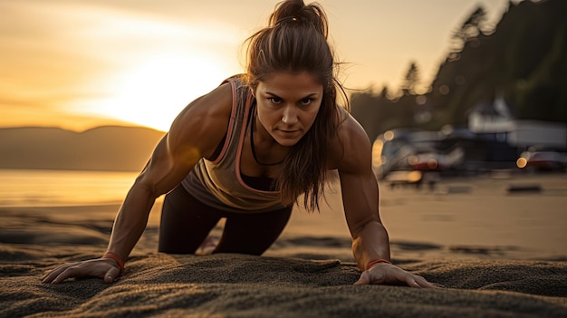 Empowerment attraverso il movimento delle donne, esercizi di fitness, yoga e sport