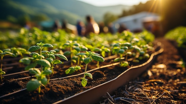 Empowerment degli agricoltori con l'estensione agricola