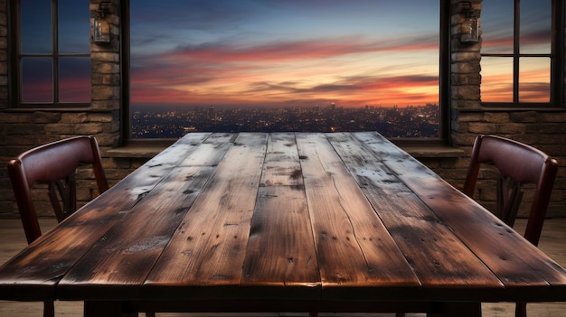 Empty Brown Wooden Table Front Art Background Images Hd Wallpapers Immagine di sfondo