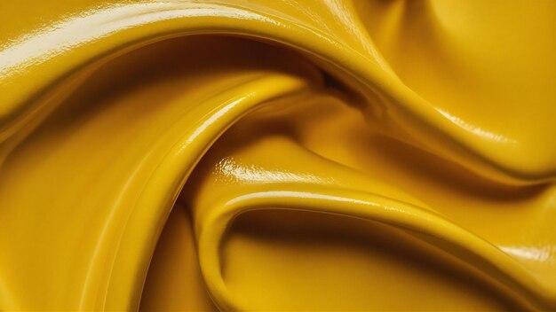Emulsione di vernice liscia gialla