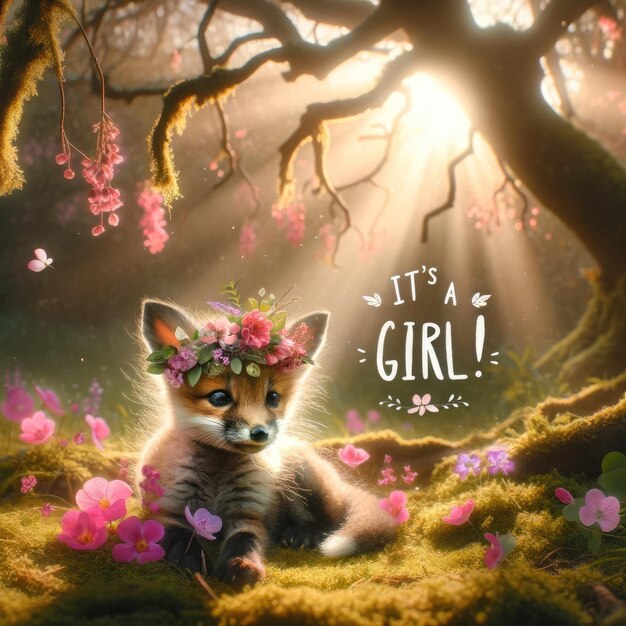 Enchanted Woodland Fox E' una festa di ragazze