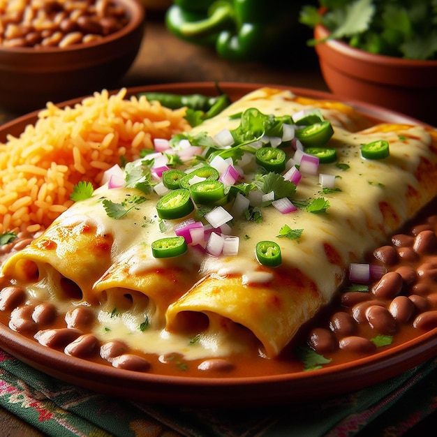 Enchiladas immagine di cibo messicano