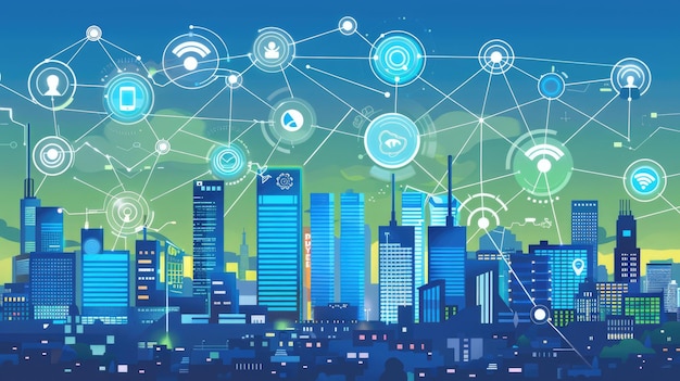enhancing network connectivity and iot visualization for a digital smart city network aig62