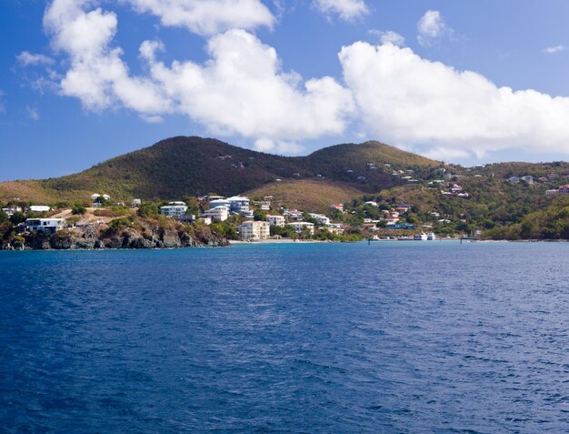 Entrando nella baia di Cruz a St John