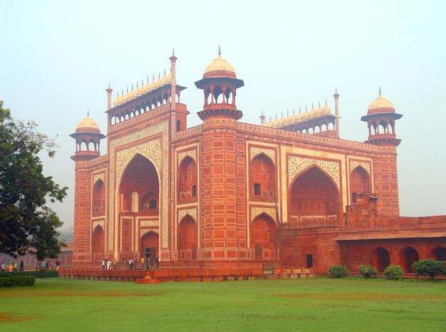 Entrata del mausoleo di Taj Mahal in India